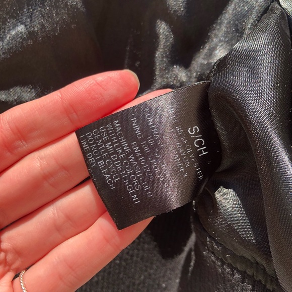 Short charcoal gray pea coat by Ashley - Picture 5 of 6